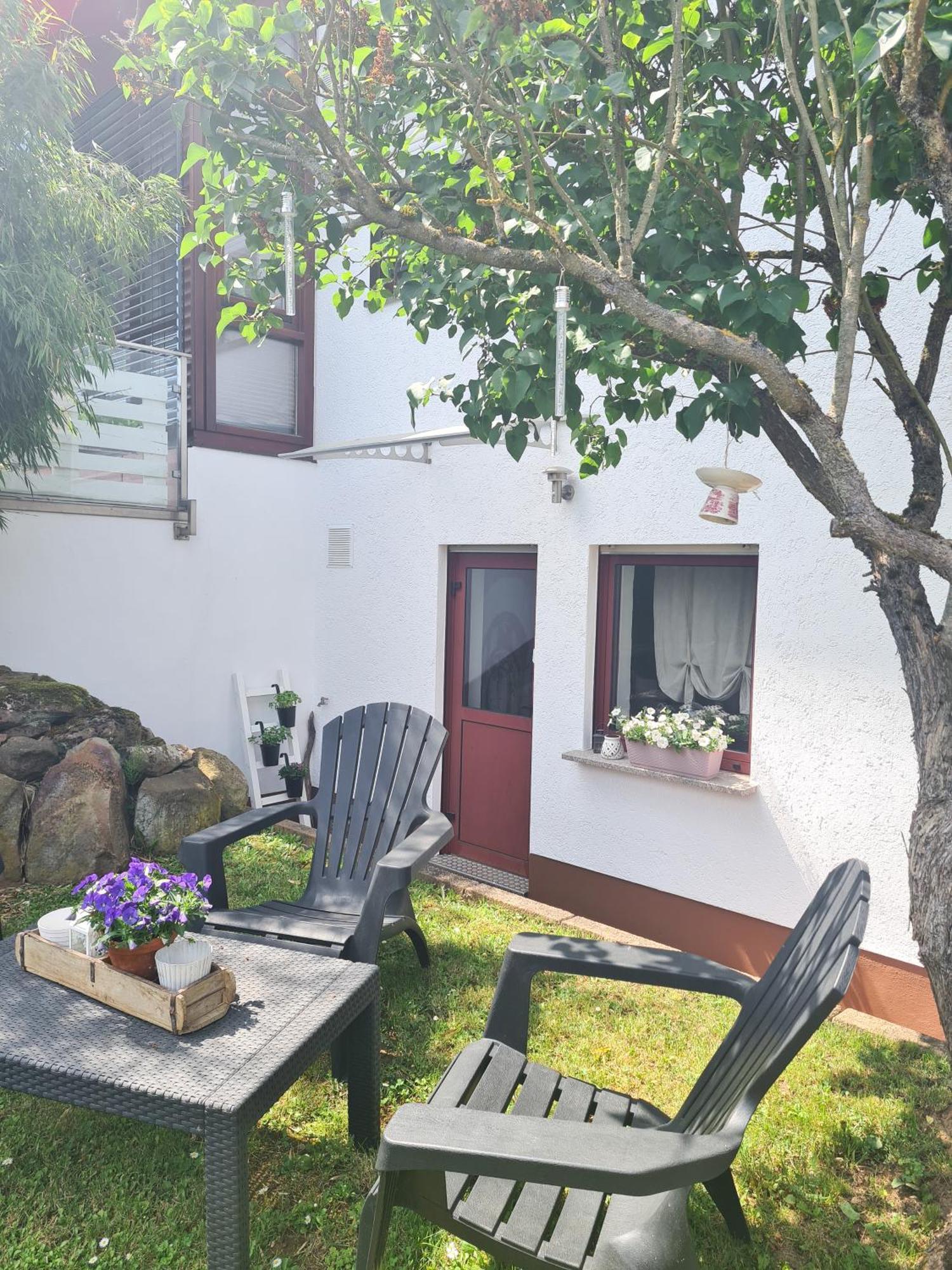 Ferienwohnung Rote Tuer - Landleben Pur! Kirchhain Bagian luar foto